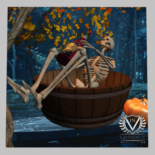 Barrel Drunk Skeleton