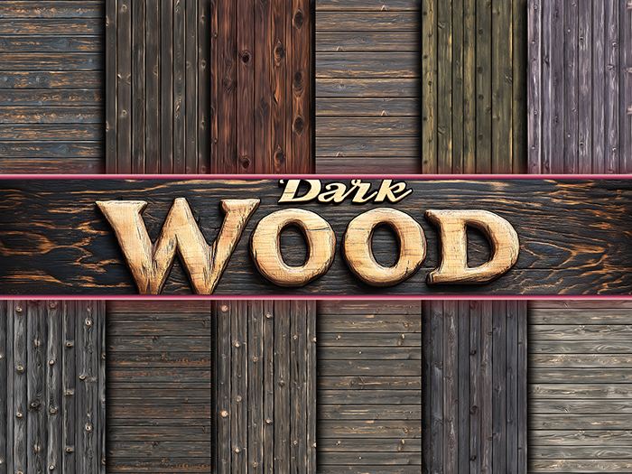 EA Design ♦ Wood Textures - Dark Wood - Set 01
