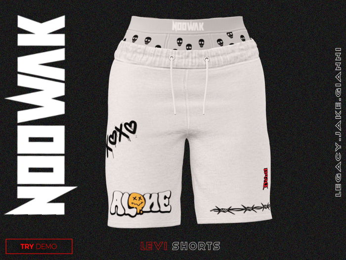 [ NOOWAK ] Levi Shorts - White
