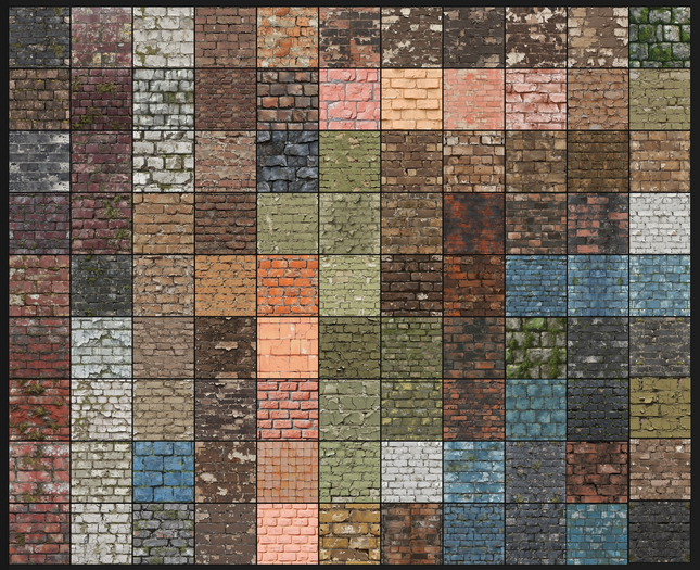 Seem Less Definition Second Life Marketplace - Seamless - Brick Wall Textures x100 Mega Pack ...
