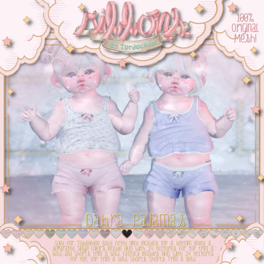 {Ribbons} Dahra PJs - Purple {Box}