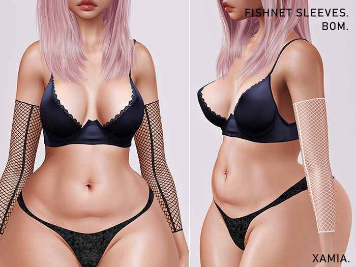 XAMIA - Fishnet Sleeves - 2K BOM