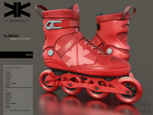 Max :: Unisex RollerBlade :: Red :: {kokoia}