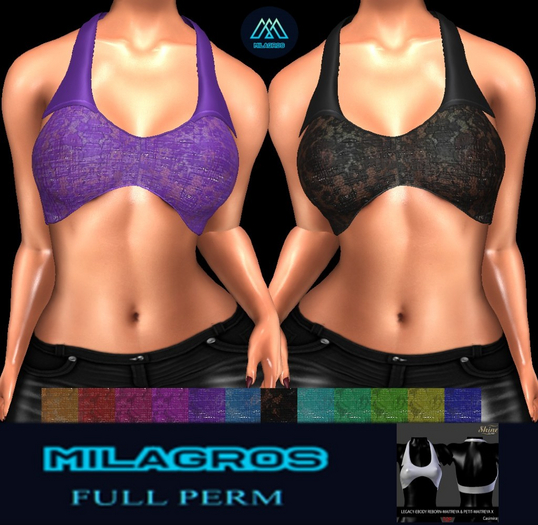 ::MILAGROS::[SHINE FULL PERM] TOP CASIMIRA TEXTURE