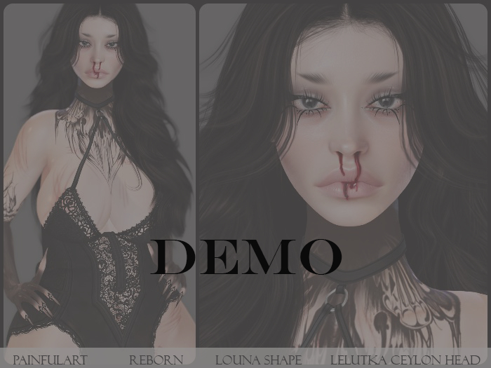 ~PAINFUL ART~ -  Louna Shape -LeLUTKA Ceylon Head DEMO