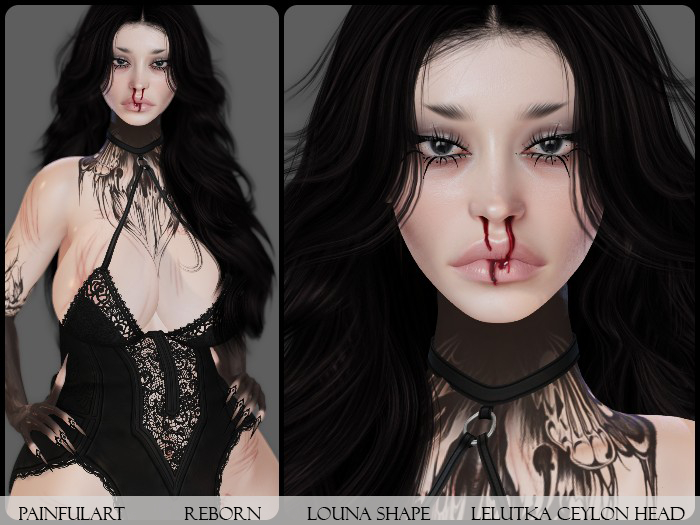 ~PAINFUL ART~ -  Louna Shape -LeLUTKA Ceylon Head