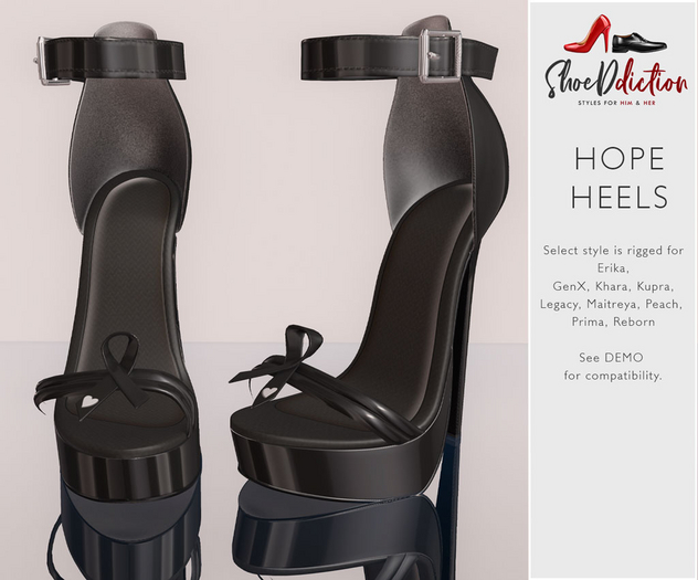 {SA} Hope Heels Black
