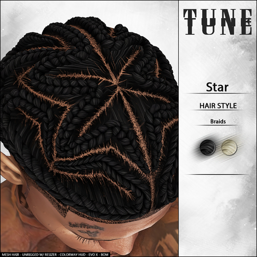 TUNE - "STAR" Braids. [FATPACK]
