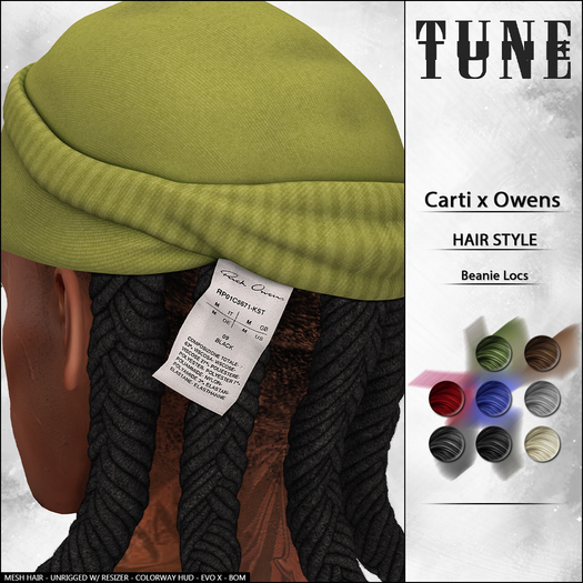 TUNE - "Carti x Owens" Beanie. [FATPACK]