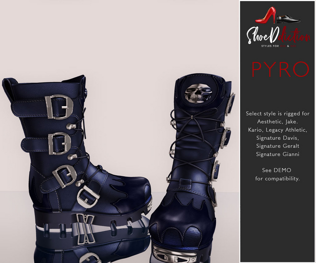 {SA} Pyro Boots Blue