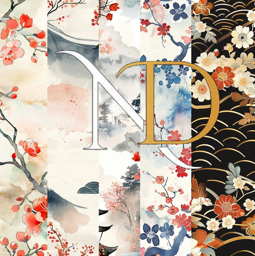 N&D  Asian Textures Pack 5 - full perm.