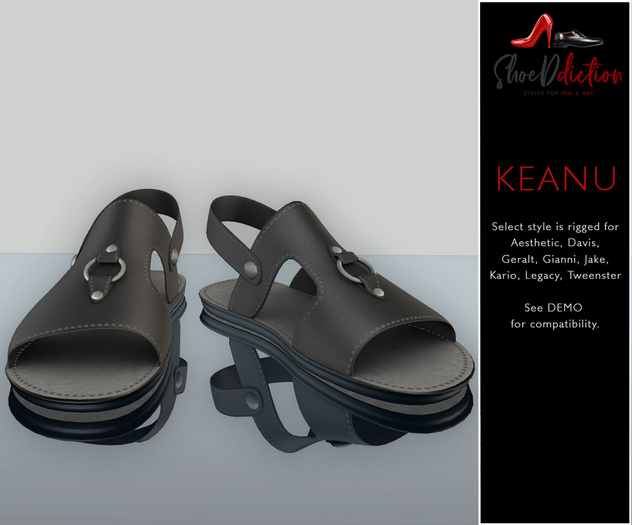 {SA} Keanu Sandals Gray