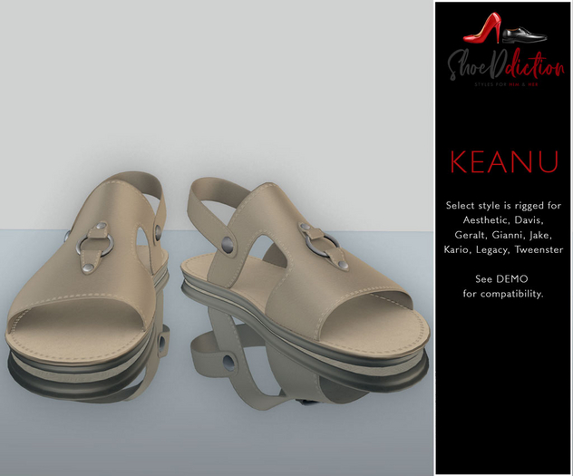 {SA} Keanu Sandals Bone 