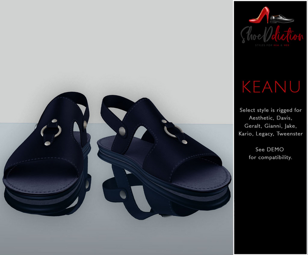 Keanu Sandals Blue