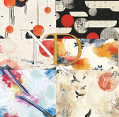 N&D Asian Fabric Pack 5 Textures - Full perm.