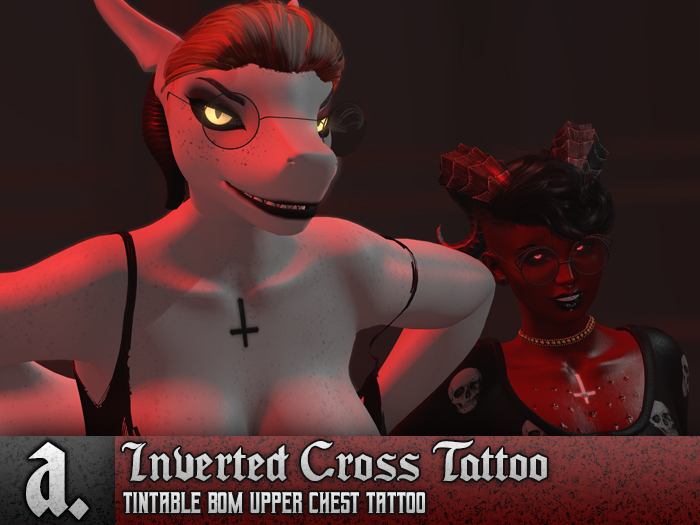 atlanta. - Inverted Cross Tattoo