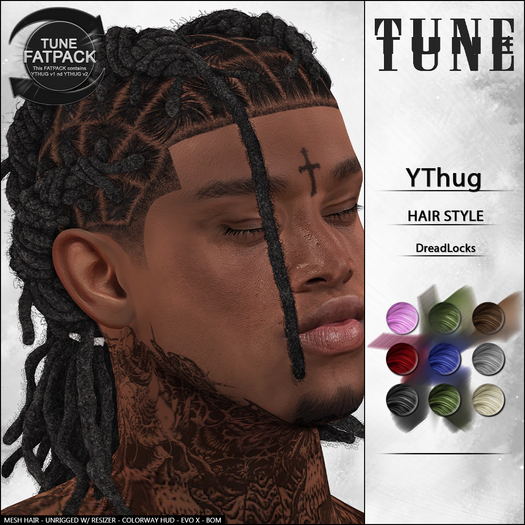 TUNE - "YThug" DreadLocks. [FATPACK]