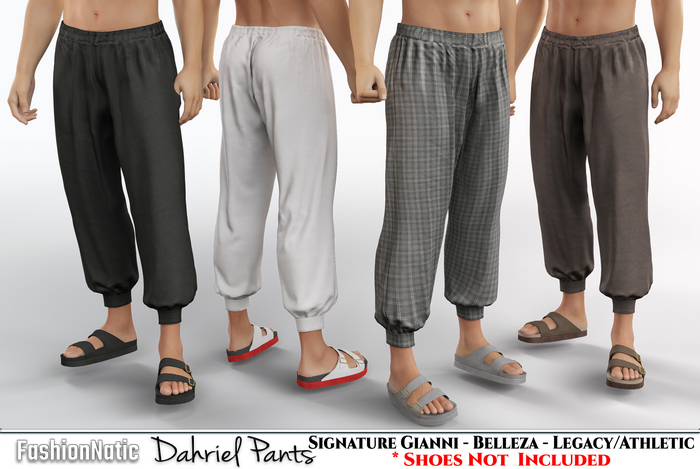 Pants Dahriel Fatpack - Signature Gianni, Belleza Jake, Legacy, Athletic - FashionNatic 