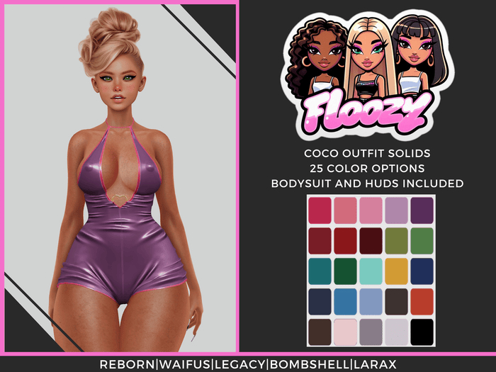 Floozy - Coco Outfit - Soilds - Demo