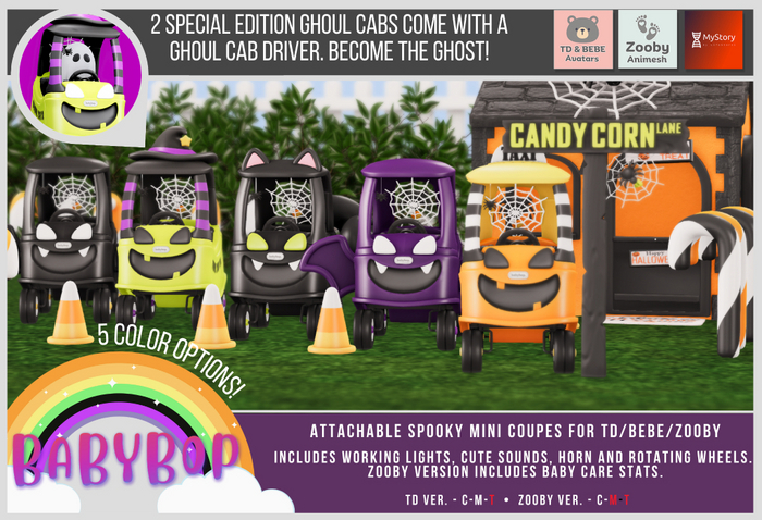 ::bb:: Spooky Mini Coupes - FATPACK - TD/BEBE