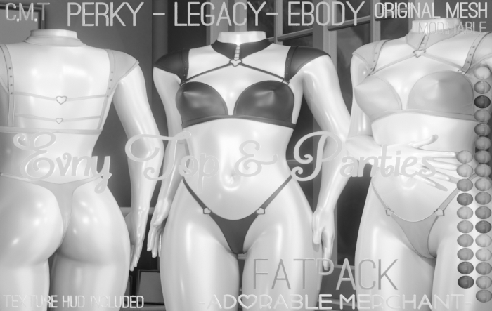 [DEMO] Envy Top & Panties- FATPACK - Adorable Merchant 