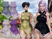 Kaithleen's Patty Dress - Purple