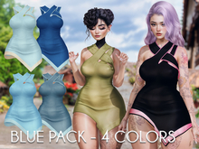 Kaithleen's Patty Dress - Blue