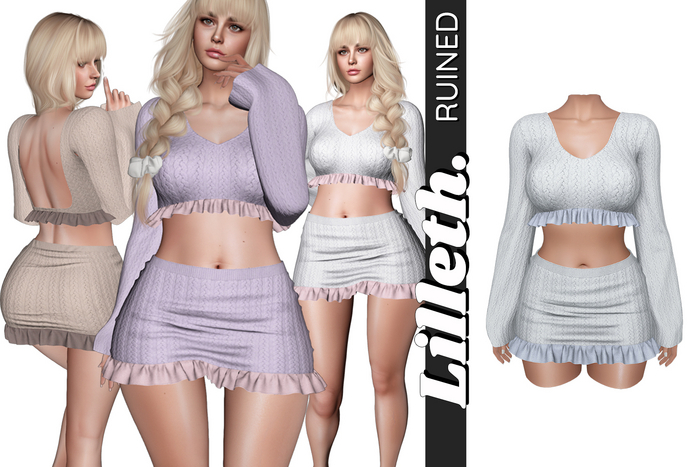 Lilleth. RUINED PBR - Collection - PBR Enabled LaraX, Reborn, Waifus, Kupra, Legacy,Pinup Bombshell