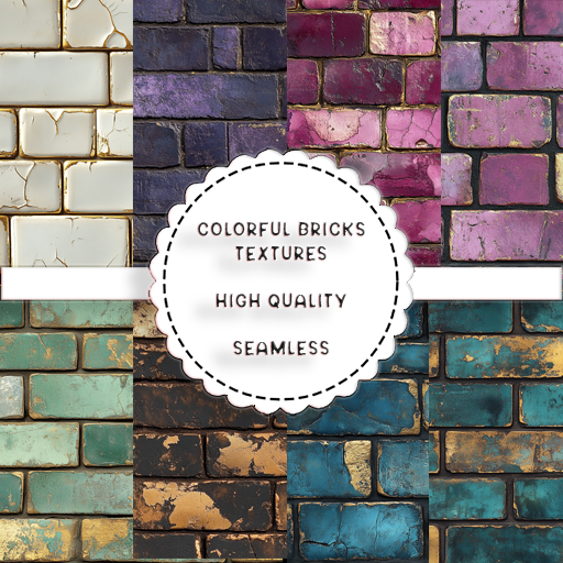 SATO - Colorful Bricks Seamless Textures