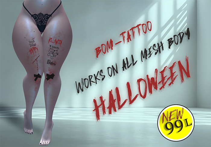 BOM- HALLOWEEN -TATTOO