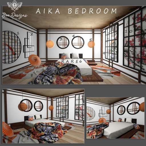 06 BeeDesigns Aika Bedroom RARE