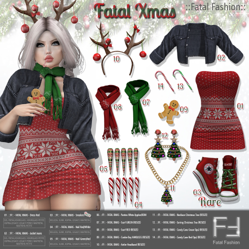 03 . ::FF:: - FATAL XMAS - Sneakers RARE