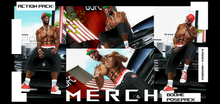 M E R C H- ACTION PACK BOONE POSEPACK (BENTO) ADD ME