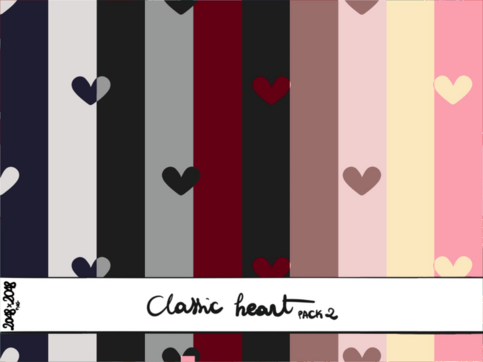 Classic Heart PACK 2