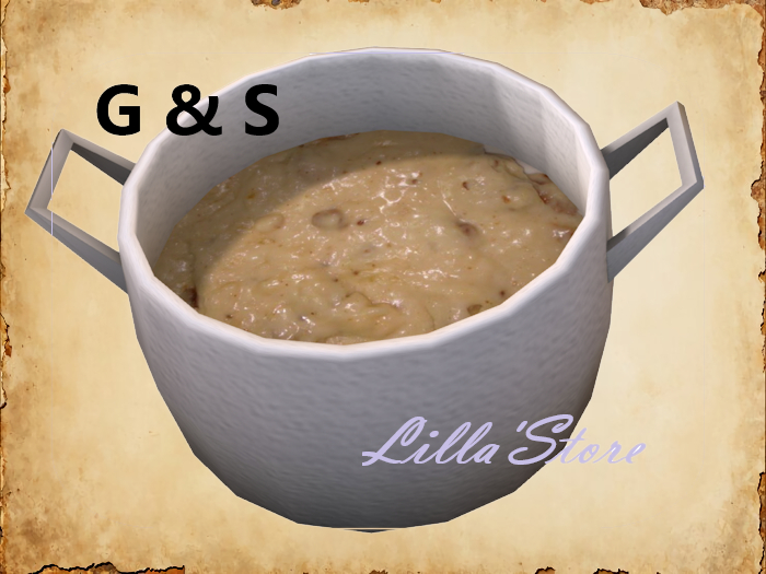 10 Porridge pot with 4 G&S