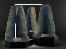 [Bappe] Rick Bela Pants Blue [Gianni,Legacy,Jake]