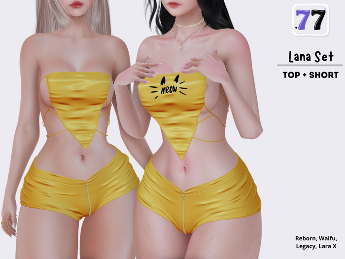77Store - Lana Set - Yellow