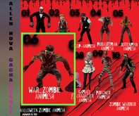 06-Himiko 3D War_zombie-Animesh - HALLOWEEN SALE !