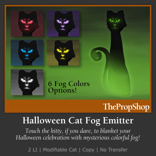 TPS Halloween Cat Fog Emitter