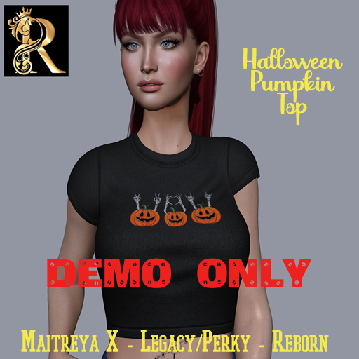 R&R Halloween Pumpkin Top DEMO