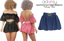 adorsy - Wendy Skirt Blue - LaraX/Legacy/Reborn