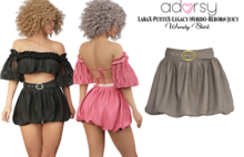 adorsy - Wendy Skirt Brown - LaraX/Legacy/Reborn