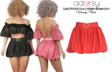 adorsy - Wendy Skirt Red - LaraX/Legacy/Reborn