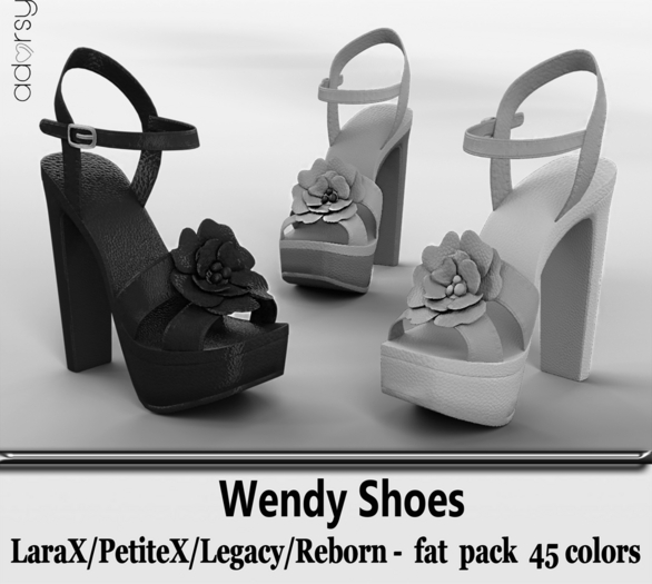 adorsy - Wendy Shoes DEMO - LaraX/Legacy/Reborn