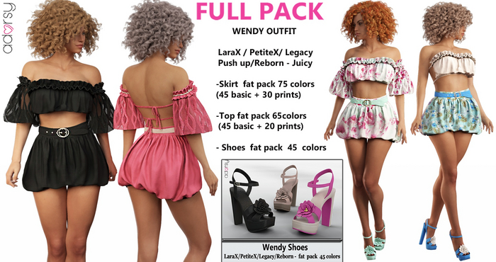 adorsy - Wendy SET BUY ALL PACK - LaraX/Legacy/Reborn