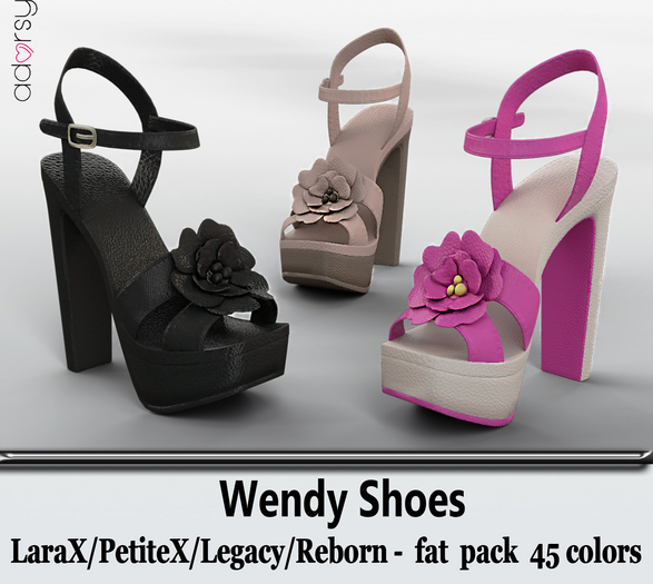 adorsy - Wendy Shoes Fatpack - LaraX/Legacy/Reborn