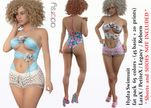 adorsy - Hydra Swimsuit Fatpack - LaraX/PetiteX/Legacy/Reborn