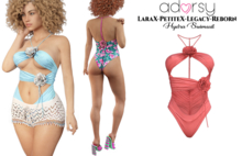 adorsy - Hydra Swimsuit Coral - LaraX/PetiteX/Legacy/Reborn