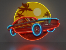 Car 28 Neon picture Full Permission