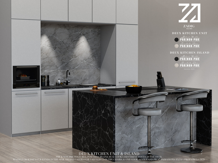 ZADIG. Deux Kitchen (PBR & Non-PBR)